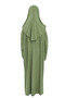 Practical One-Piece Organic Girl's Prayer Dress - Pistachio Green - 6