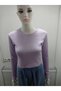 Lila Crew Neck Body Slimfit Soft Touch Seersucker Textured Knitted Fabric Long Sleeve Body Hzlpik01Body - 7
