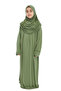 Practical One-Piece Organic Girl's Prayer Dress - Pistachio Green