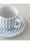 Anchor Porcelain 4 Piece 2-Person Coffee Cup Set Blue-Green - 4