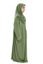 Practical One-Piece Organic Girl's Prayer Dress - Pistachio Green - 2