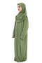 Practical One-Piece Organic Girl's Prayer Dress - Pistachio Green - 4