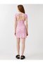 Back Detailed Dress Floral Cotton - 4