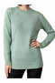 Round Neck Single Knitwear Blouse / Green - 2