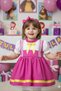 Masha Girl Child Baby Costume Design Purple Dress - 3