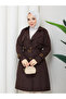 Double-Breasted Collar Belted Modest Trench Coat RC1103056 - 6