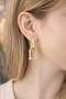 STEEL EARRINGS WITH AN INVOICE WITHOUT DISCOLORATION GUARANTEED - 2