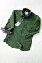 Green Black Checkered Long Sleeve Children's Shirt - 2