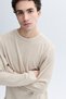 Men's Red Crew Neck Sweatshirt - 3