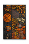 Sdt Orange Carved Stone Pattern Woven Base Modern Decorative Carpet Sdt231Orange