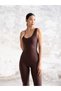 Spanish Leg Pilates Yoga Sports Jumpsuit with Gathered Hips - 5