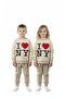 طقم بدلة رياضية مخططة من Love NY - 3