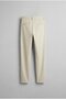 Men's Pleated Fabric Trousers Light Cream - 2