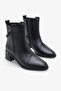 Hepes Genuine Leather Women's Casual Boots - Black - 2