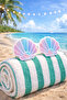 2-Pack Seashell Beach Chair Clip - Beach Clip-Carpet Clip - Towel Fixer - Towel Clip - 4