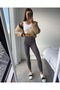 Extra Lycra Soft Touch Oshyo High Waist Side Stitch-Free Flexible Firming Shaping / Sculpting Sports Leggings - 6
