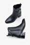 Hepes Genuine Leather Women's Casual Boots - Black - 4