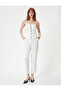 Carrot Pants High Waist Pocket Detail