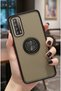 Ring Case with Camera Protection for Huawei P Smart 2021 - Stain-Resistant Matte and Durable Construction
