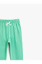 Cotton Elastic Waist Basic Sweatpants - 3