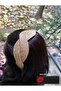 Beige Straw Weave Knot Detailed Handmade Women's Young Girls Hair Crown Dd343 - 3
