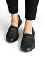 Daily Comfortable Stone Decorated Black Women's Shoes - 6