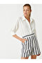 Linen Shorts with Pockets - 2