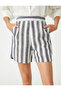 Linen Shorts with Pockets - 5