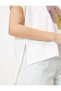 Women's Ecru T-Shirt 0YAL18639IK - 5