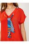 Bluse mit V-Ausschnitt - 6