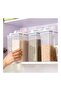 Rice And Cereal Storage Container With Measuring Cup Transparent 180ml - 4