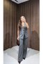 Wool Effect Trousers Vest Gray Suit - 6