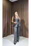 Wool Effect Trousers Vest Gray Suit - 3