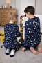Space Themed (Planets-Spaceship) Unisex Children's Pajama Set - 3