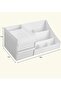 Rose Large Size XL 28 cm Makeup Cosmetic Perfume Cream Serum Organizer with Drawers Organizer White - 2