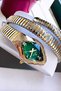 Luxury Women's Wristwatch, Waterproof Gold_Green Steel Band - Bracelet Gift Gdkb2012C3 - 2