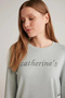 CATHERİNES LONG SLEEVE SOFT TEXTURED LONG SLEEVE WOMEN'S PAJAMA SET 2428 - 2