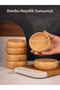3-Piece Bamboo Oval Bowl Set – Natural Bamboo Presentation Bowl, Stylish and Durable Serving Set - 4