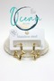 Steel Gold Color Star Model Women's Earrings – Stainless Steel Stylish Daily Jewelry - 2
