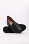 Genuine Leather Black Women's Casual Shoes 135Za2274-4 - 4