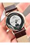 Daily Calendar Leather Cord Internal Functions Active 10 Atm Water Resistant Men's Wristwatch Esl.09.2406 - 5