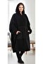 Wellsoft Hooded Wearable Tv Blanket Unisex Oversized Black (1 Piece) - 7