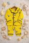 100% Cotton Long Sleeve Buttoned Seasonal Girls Boys Unisex Civciv Baby Pajama Set