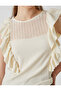 Ruffled Athlete Collar Detailed - 5