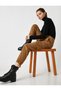 Women's Side Pocket Tan Trousers 1kal41200mw
