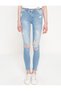 Women's Navy Blue Jeans 7YAK47316DD - 3