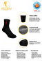 6 Pairs of Thermal Men's Socks |   Extra Thick Towel Premium Cotton |   Burun Stitch-Free Short Cone (Black) - 2