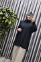 Women's Clothing Plus Size Sleeve Buttoned Corded Fabric Standard Size Knitwear Tunic - 6