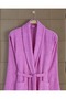 Large Size Shawl-Like Cotton Turkish Bath Sauna Bathrobe Purple Oversized Women Men Unisex 3XL 4XL Bathrobe