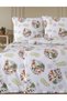 Flannel Flannel Winter 100% Cotton Single Duvet Cover Set Christmas Green